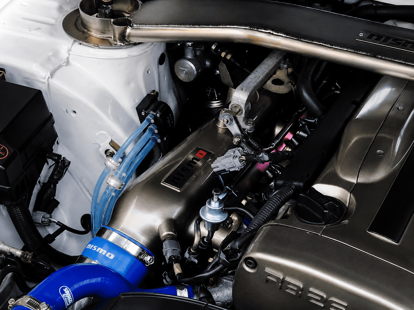Restored Nissan Skyline GT-R RB26 engine bay